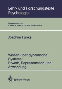 Paperback Wissen Über Dynamische Systeme: Erwerb, Repräsentation Und Anwendung [German] Book