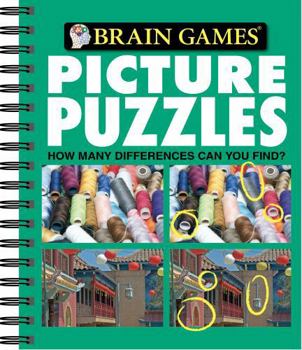 Spiral-bound Brain Games - Picture Puzzles #2: How Many Differences Can You Find?: Volume 2 Book