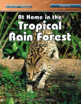 Library Binding At Home in the Tropical Rain Forest Book