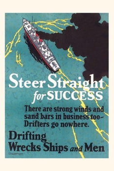Paperback Vintage Journal Steer Straight for Success Book