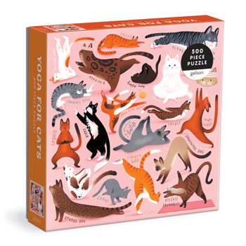 Misc. Yoga for Cats: 500 Piece Puzzle Book