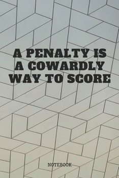 Notebook: Soccer Game Coach Sport Planner / Organizer / Lined Notebook (6" x 9")