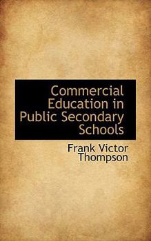 Paperback Commercial Education in Public Secondary Schools Book