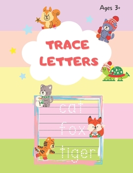 Paperback Trace Letters: Handwriting Practice For Kids, Preschoolers Letter Tracing Writing Exercises Ages 3+ Book