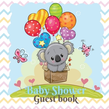 Baby Shower Guest Book-Includes Gift Tracker Log and Memory Picture Pages- Blank page guest book- Sign in registry- Baby wishes