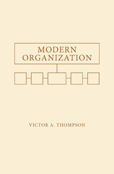 Paperback Modern Organization Book