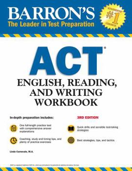 Paperback ACT English, Reading, and Writing Workbook Book