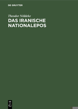 Hardcover Das Iranische Nationalepos [German] Book