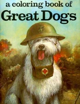 Paperback Great Dogs Color Book