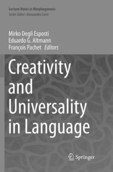 Paperback Creativity and Universality in Language Book