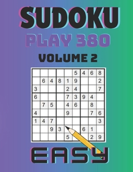 Paperback 380 Sudoku Puzzles Easy with Solutions Volume2 Book