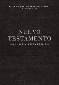 Paperback Nvi, Nuevo Testamento de Bolsillo, Con Salmos Y Proverbios, Revisión 2022, Tapa Rústica, Negro [Spanish] Book