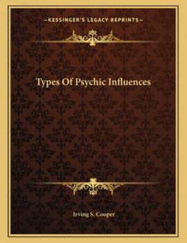 Paperback Types of Psychic Influences Book