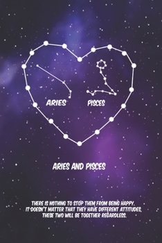 2020 The Astrology of Love for Aries with  Pisces : horoscope,love, relationship and compatibility: Lined Notebook / journal gift, 110 pages, 6x9 inches, matte finish cover