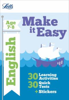 Paperback English Age 7-8 (Letts Make It Easy Complete Editions) Book