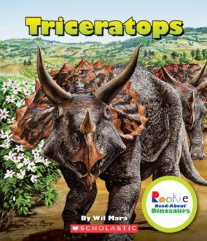 Hardcover Triceratops (Rookie Read-About Dinosaurs) (Library Edition) Book