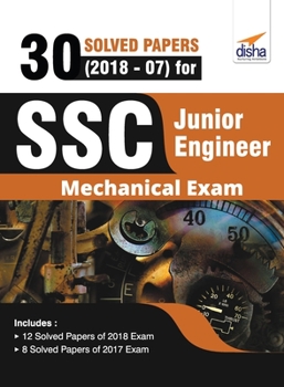 Paperback 30 Solved Papers (2018-07) for SSC Junior Engineer Mechanical Exam Book