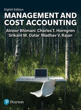 Paperback Management and Cost Accounting Book