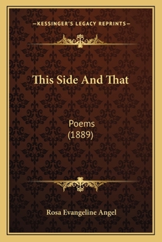 Paperback This Side And That: Poems (1889) Book