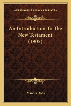 Paperback An Introduction To The New Testament (1905) Book