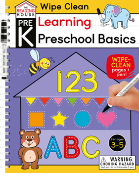 Paperback Learning Preschool Basics (Pre-K Wipe Clean Workbook) Book