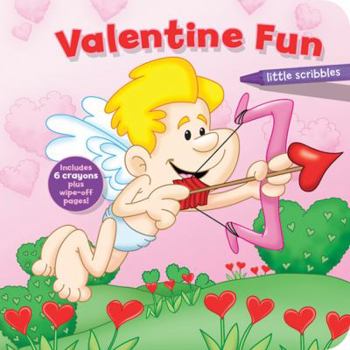 Board book Little Scribbles: Valentine Fun [With 6 Crayons] Book