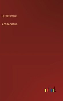 Hardcover Actinométrie [French] Book