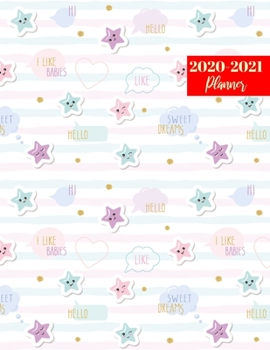 Paperback 2020-2021 Planner: Nice On-the-Go Daily, Weekly & Monthly Appointment Calendar - Large 2 Year Business Planners, Agenda Schedule Logbook Book