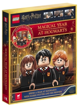 Hardcover LEGO (R) Harry Potter (TM): Magical Year at Hogwarts (with 70 LEGO bricks, 3 minifigures, fold-out play scene and fun fact book) Book