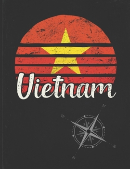 Vietnam: Vietnamese Vintage Flag Personalized Retro Gift Idea for Coworker Friend or Boss  2020 Calendar Daily Weekly Monthly Planner Organizer