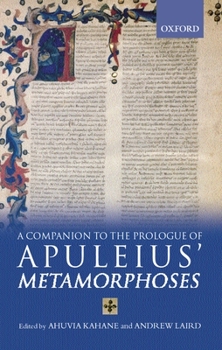 Hardcover A Companion to the Prologue to Apuleius' Metamorphoses Book