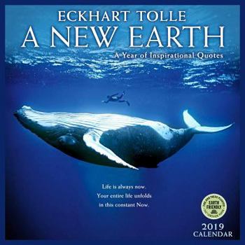 Calendar New Earth 2019 Wall Calendar: By Eckhart Tolle Book