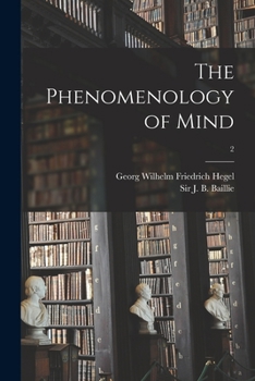 Paperback The Phenomenology of Mind; 2 Book