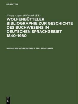 Hardcover Bibliothekswesen: 63888-79006 (German Edition) [German] Book