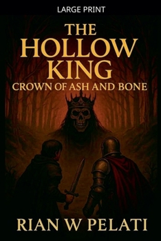Paperback THE HOLLOW KING Crown of Ash and Bone [Large Print] Book