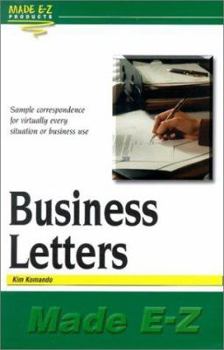 Paperback Business Letters Made E-Z Book