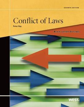 Paperback Black Letter Outline on Conflict of Laws, 7th Book