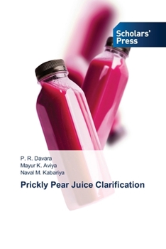 Paperback Prickly Pear Juice Clarification Book