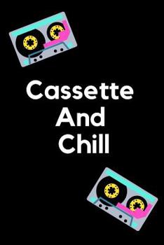 Paperback Cassette and Chill: Novelty Notebook 80's Themed Book