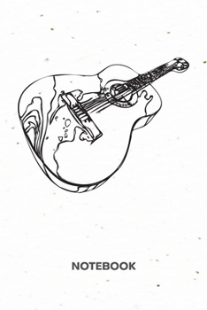 NOTEBOOK: Ruled Instruments Journal - Lined Guitar Player Organizer Guitarist Planner - Girlfriend Gift Idea Boyfriend - Rock Music Diary 6x9 Inch ... 120 Pages - Instrumentalist Birthday Present