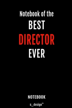 Notebook for Directors / Director: awesome handy Note Book [120 blank lined ruled pages]