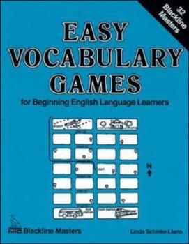 Paperback Easy Vocabulary Games for Beginning English Language Learners Book
