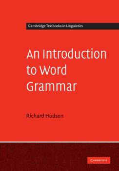 Hardcover An Introduction to Word Grammar Book
