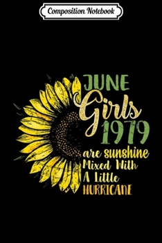Composition Notebook: Womens June Girls 1977 42th Birthday Gifts  Journal/Notebook Blank Lined Ruled 6x9 100 Pages
