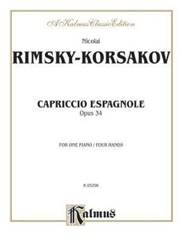 Paperback Capriccio Espagnole Piano Duet (Kalmus Edition) Book