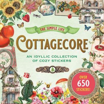 Paperback Cottagecore Sticker Book (over 650 stickers!) Book