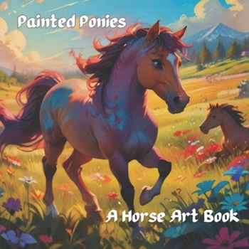 Paperback "Painted Ponies: A Horse Art Book" Book