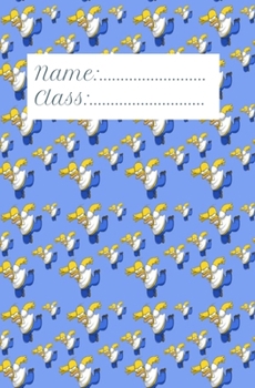 Paperback Name/Class: Homer Simpson Notebook Book