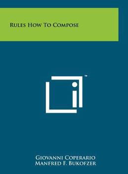Hardcover Rules How to Compose Book