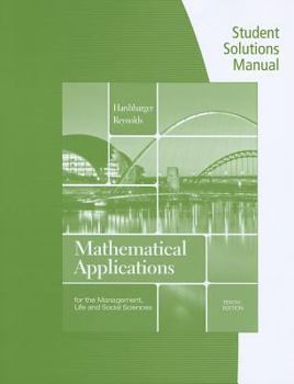 Paperback Mathematical Applications for the Management, Life, and Social Sciences Book